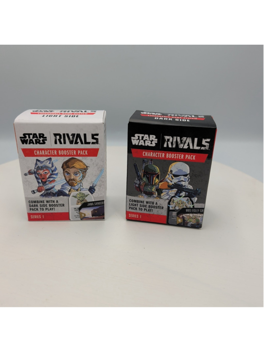 Funko STAR WARS RIVALS Dark & Light Side Figure 2023 New In Sealed Box Lot Of 2